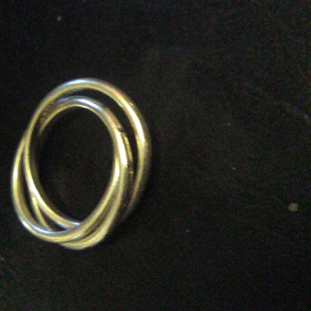 Pandora 3 in 1 Sterling silver ring.